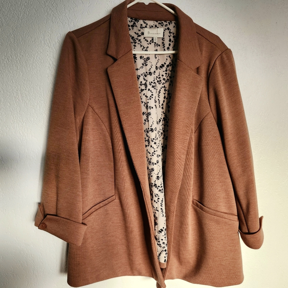 Skies Are Blue Copper Blazer EUC